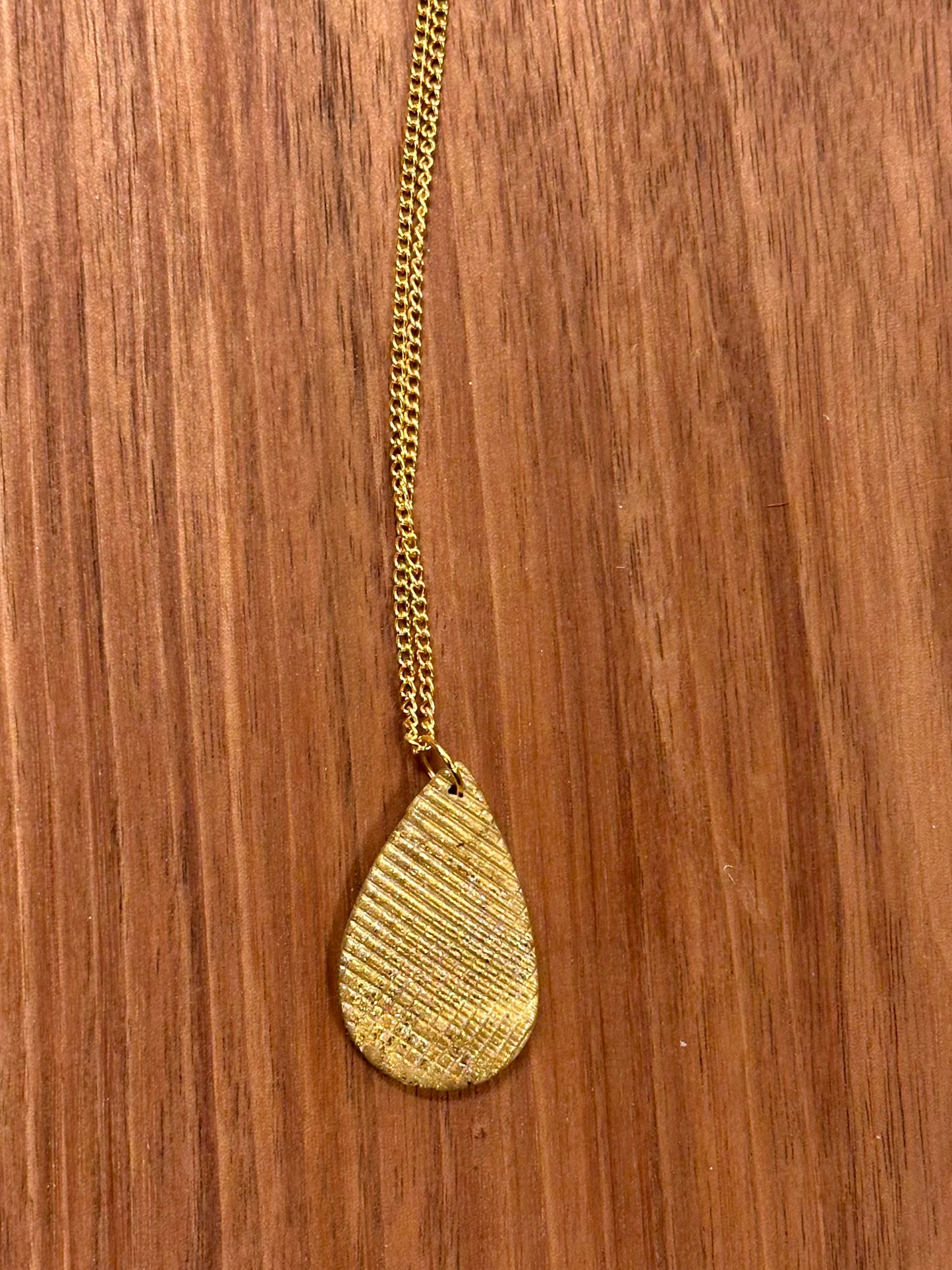 Gold & Clay Necklaces