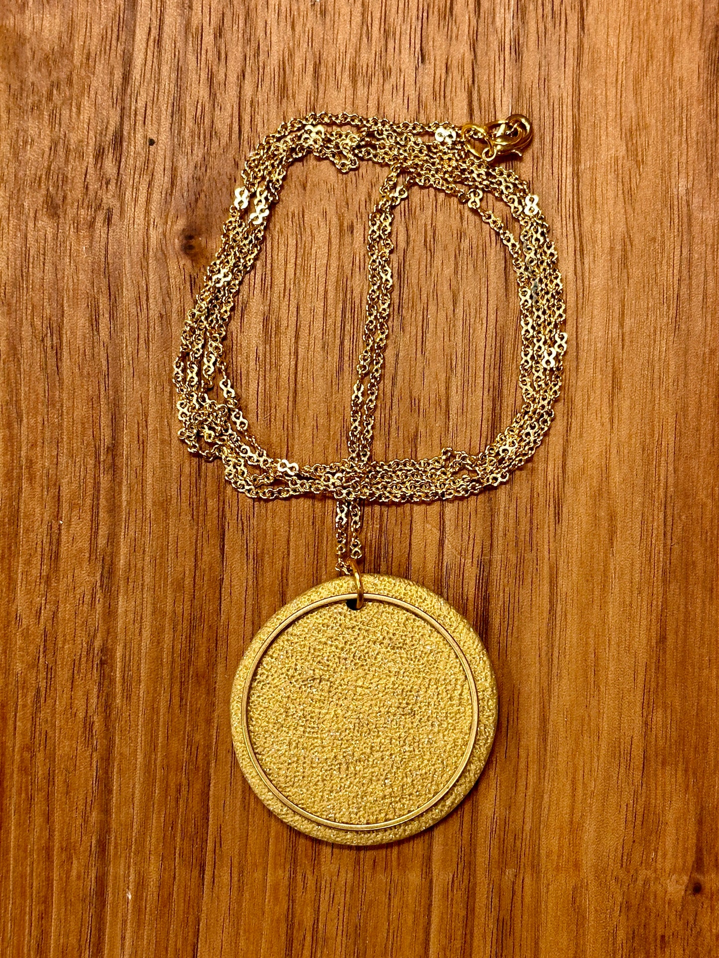 Gold & Clay Necklaces