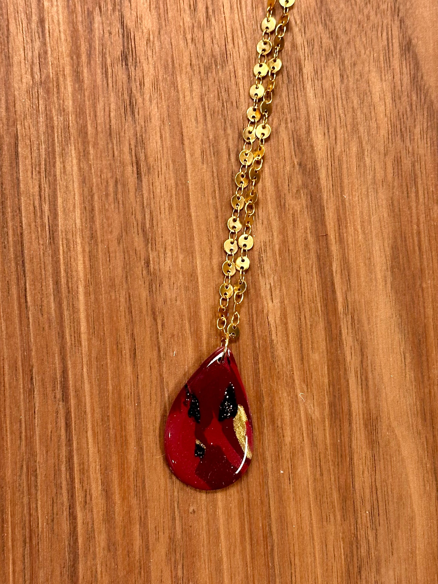Gold & Clay Necklaces