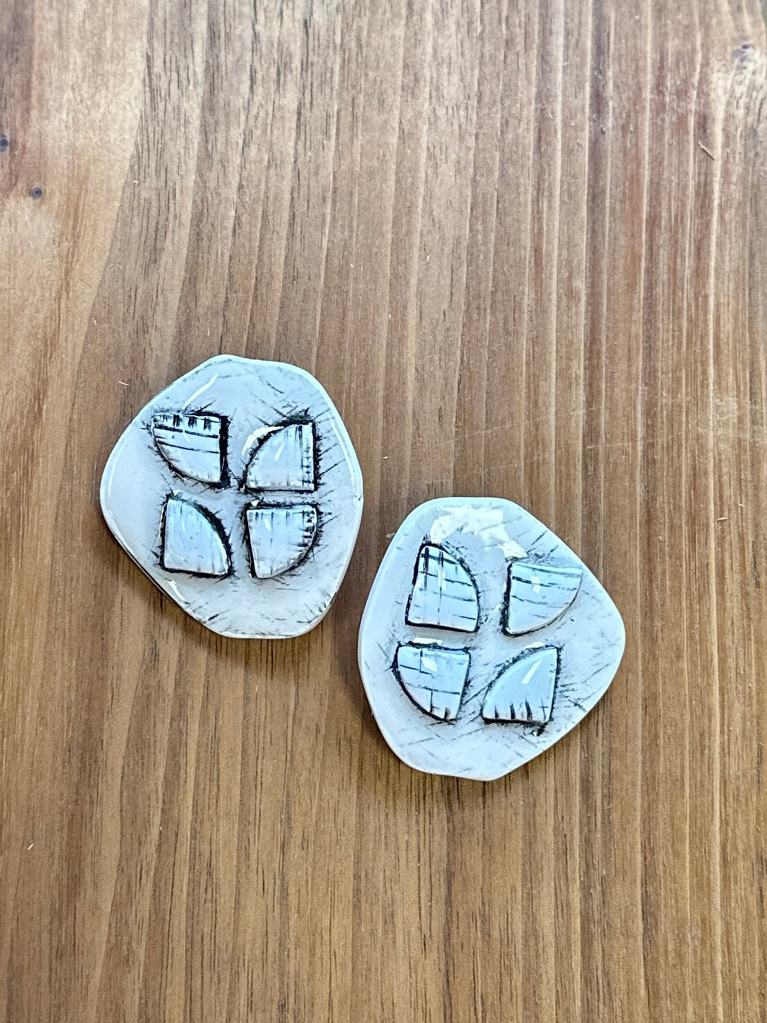 Half Moon Large Studs
