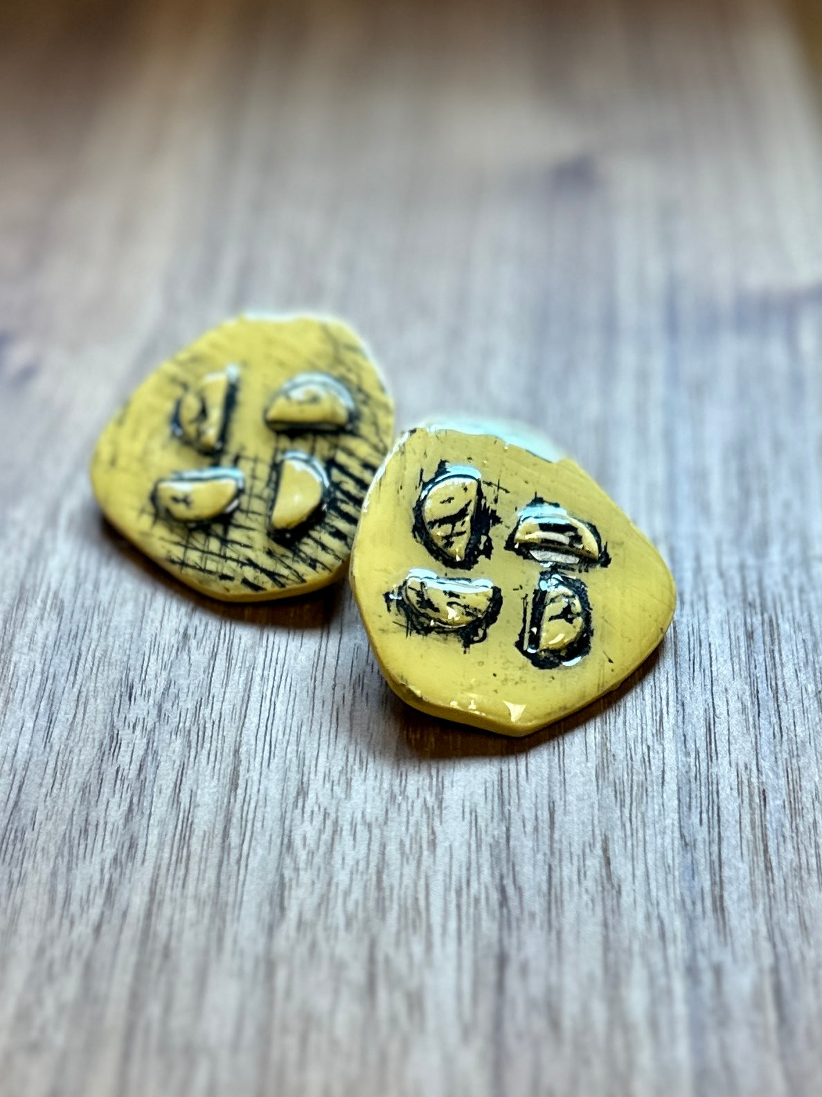 Half Moon Large Studs