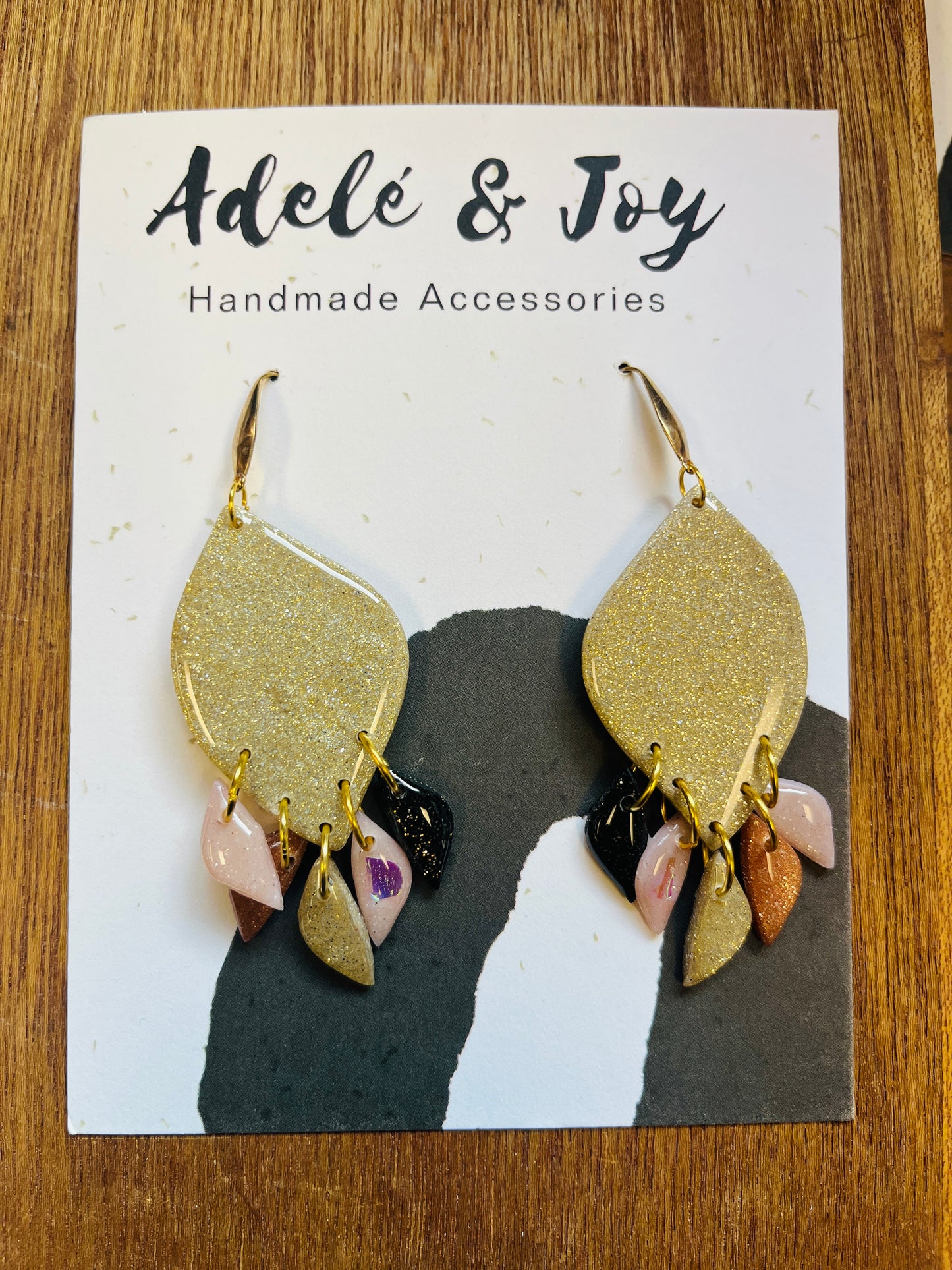 Iridescent Fringe Dangles