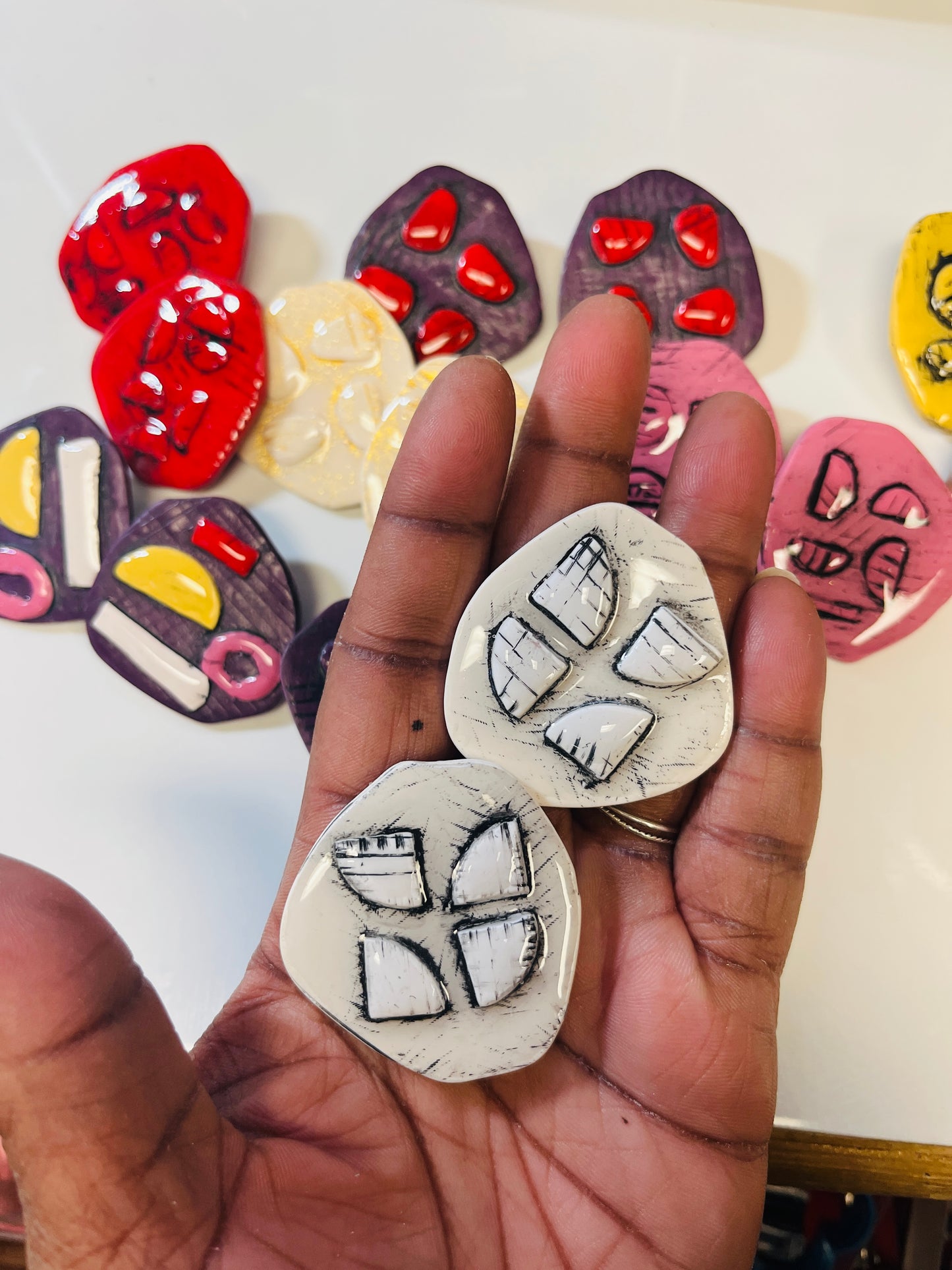 Half Moon Large Studs