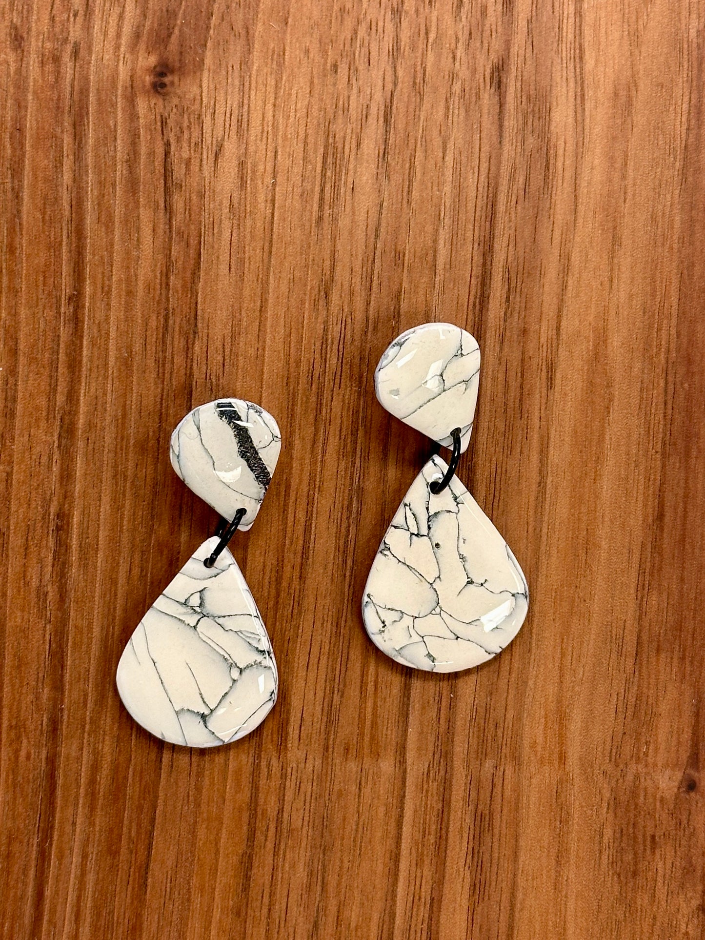 Marble Double Dangles